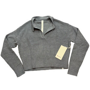 lululemon athletica Gray Sweater Cardigan